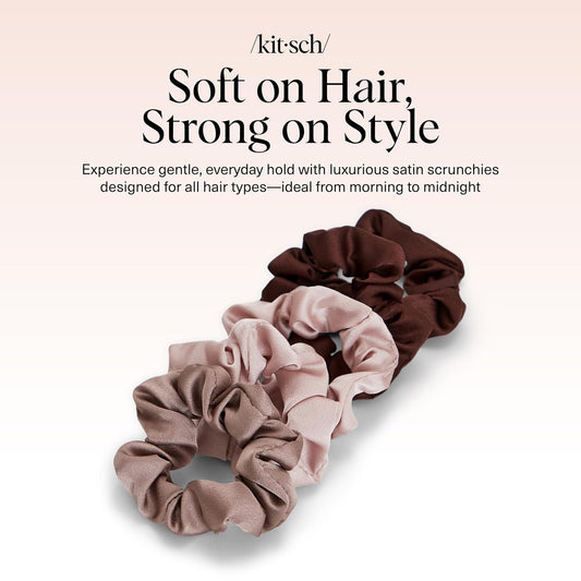 Kitsch Satin Hair Bands – Pack of 5