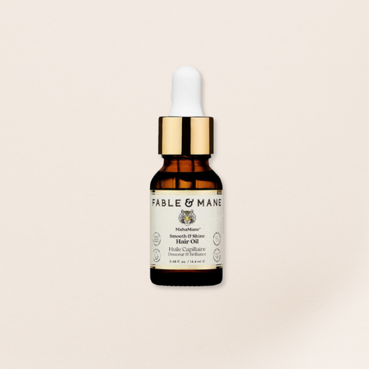 Fable & Mane Smooth & Shine Hair Oil — Lightweight UV & Frizz Protection for Fine Hair (14.4 ml)