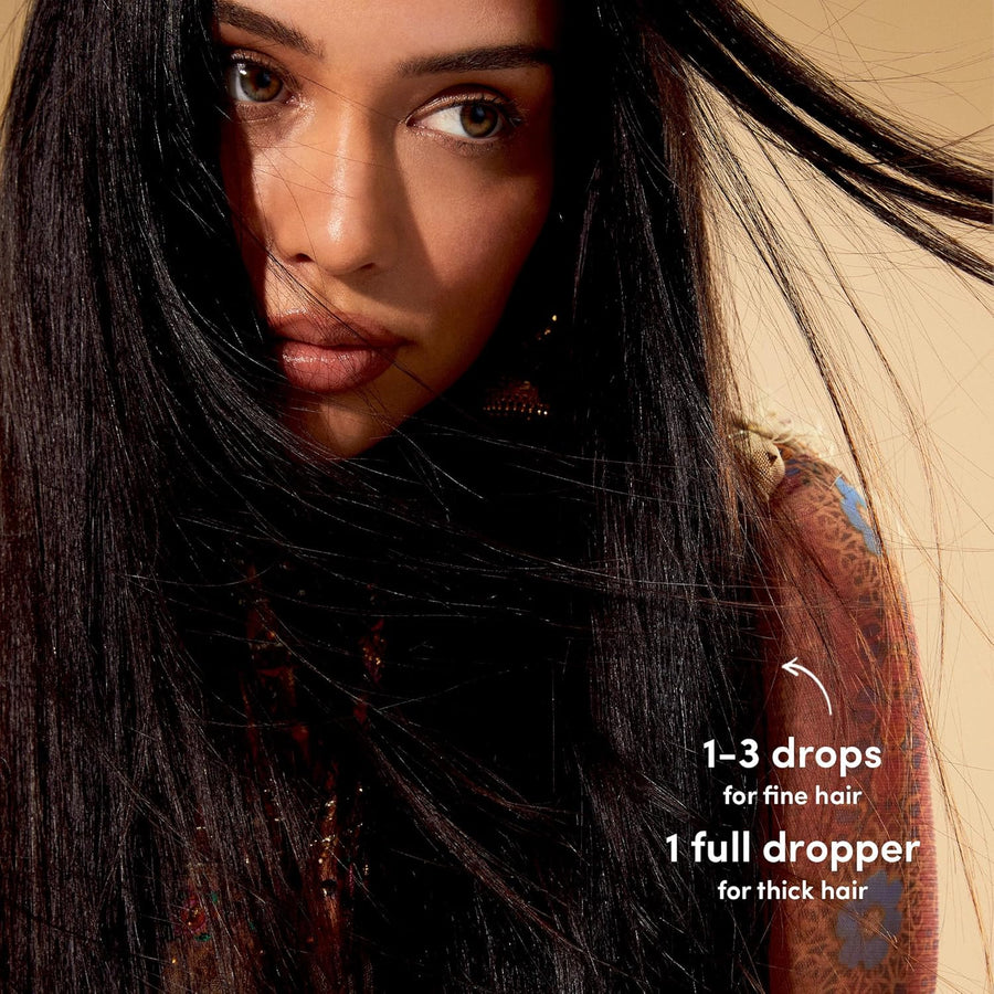 Fable & Mane Smooth & Shine Hair Oil — Lightweight UV & Frizz Protection for Fine Hair (14.4 ml)