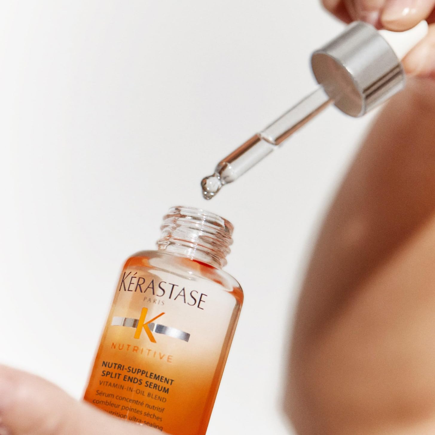 Kérastase Nutritive Split Ends Serum — Ultra-Light Moisture + Repair for Fine & Fragile Hair