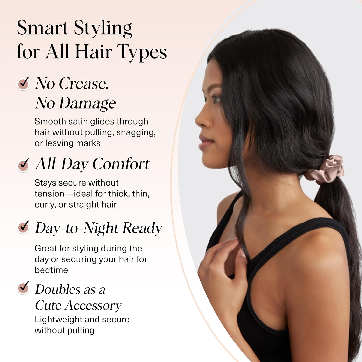 Kitsch Satin Hair Bands – Pack of 5