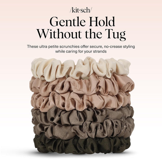 Kitsch Satin Hair Ties – Pack of 6